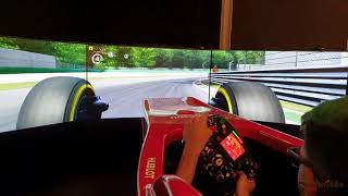 SIMULATORE F1 MARANELLO FERRARI UFFICIALE  MONZA  OFFICIAL F1 SIMULATOR FERRARI [upl. by Dahc]