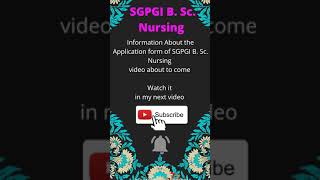 SGPGI  BSc Nursing application form The Suman Prabha [upl. by Ariada250]