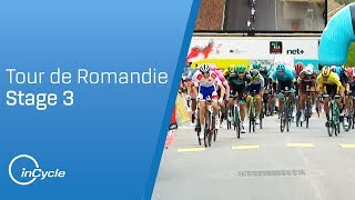 Tour de Romandie 2019  Stage 3 Highlights  inCycle [upl. by Annij614]