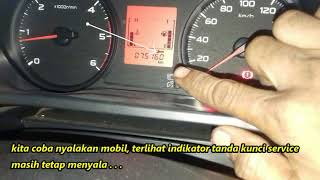 Reset indikator tanda kunci service [upl. by Niarb391]