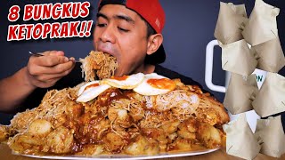 MUKBANG 8 BUNGKUS KETOPRAK PORSI JUMBO [upl. by Drannek854]