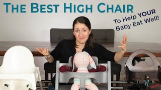 The Best High Chair to Help Your Baby Eat Well [upl. by Arza899]