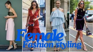 DIFFERENT TYPES OF FASHION STYLING FOR FEMALESfashionshowfashiontrendviralvideo fashiondiaries [upl. by Sankaran]