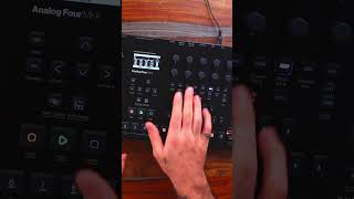 This concept works with any Elektron sequencer elektron analogfour analogfourmkii moogaudio [upl. by Einehpets]