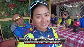 Kate Yamin Velasco  PhilCycling Women Under23 Criterium Race finals 2022 1st RunnerUp [upl. by Cecilla]