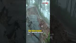 Himachal Pradesh Rain Today  Roads Damaged In Kangra Himachal Due To Heavy Rainfall  Rain News [upl. by Weinrich]