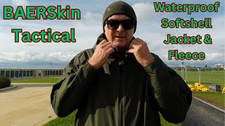 BAERSkin Tactical Waterproof Jacket amp Fleece  Windy Day Test [upl. by Caravette]