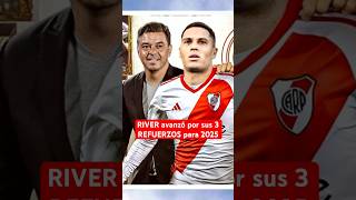 RIVER avanzó por estos 3 REFUERZOS para 2025 😱 Bombas del Mercado RiverPlate Futbol Argentina [upl. by Macnamara405]