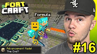 Fighting The ENDER DRAGON FortCraft Ep16 [upl. by Nylahsoj]