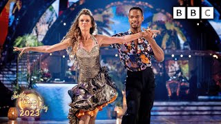 Annabel Croft and Johannes Radebe Samba to Wherever Whenever by Shakira ✨ BBC Strictly 2023 [upl. by Einnod]