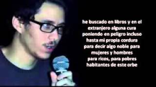 Canserbero Caras vemos corazones no sabemos con letra Nuevo 2014 [upl. by Barris]