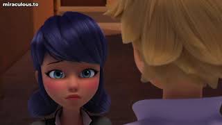 Miraculous Ladybug Ephemeral  Marinette Reveals her identity Umbrella scene 30  English Dub HD [upl. by Linus]