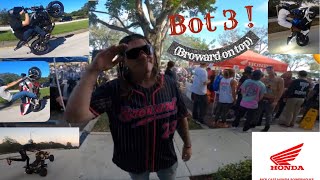 Broward On Top 2023 MAIN RIDE 💯 🏍 stayon1wheel bot3 Florida”s biggest ride vlog [upl. by Ecneret]