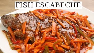 FISH ESCABECHE RECIPE  Simple And Easy Steps [upl. by Reivaj756]