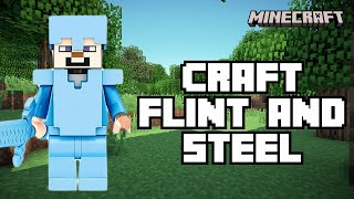 How to Craft Flint and Steel in Minecraft in 2024 [upl. by Anana389]