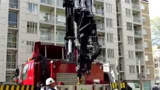 HIAB crane XS 477 HiPro on the job part 1  ACTION [upl. by Myo494]