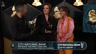 Brandy Clark and Brandi Carlile Check In At The CNB quotFirst Lookquot Cam At The 2024 GRAMMYs [upl. by Munn]