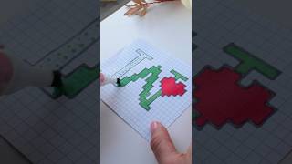 Pixel art ideas ❤️pixel pixelart pixelartideas art drawing [upl. by Hinda]