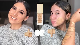 JOUER ESSENTIAL HIGH COVERAGE FOUNDATION REVIEW  Swatches [upl. by Deuno475]