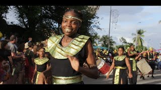 Parade de Kourou Turbulens quotPharaonsquot  Carnaval Guyane 2019  YanadiseTV [upl. by Ainelec226]