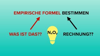 Empirische Formel berechnen  Was ist eine empirische Formel Wie berechnet man diese chemie [upl. by Aihsened]