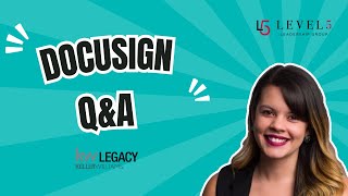 Docusign QampA KW Legacy [upl. by Maitilde929]