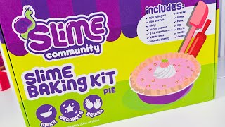 Slime Baking Kit 🥧 slime asmr gifted [upl. by Milstone503]