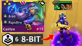 Full 8bit Caitlyn ⭐⭐⭐ TFT Set 10 [upl. by Esinev]