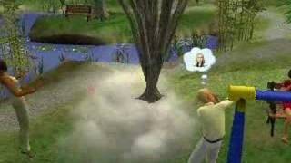 Sims 2 Sephiroth vs Cloud [upl. by Airamas]