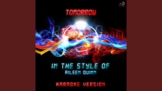 Tomorrow In the Style of Aileen Quinn Karaoke Version [upl. by Iramo148]