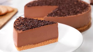 Tarta de Chocolate sin Horno ¡Rápida y Sin Complicaciones 😋🍫 [upl. by Ekusuy333]