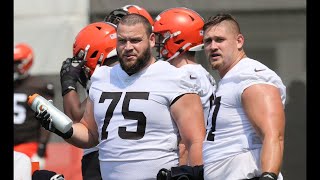 How Ross Tucker Views the Browns 2023 Offensive Line  Sports4CLE 8223 [upl. by Ardnuas]