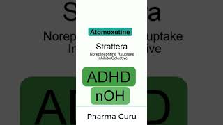 Atomoxetine  Strattera In a nutshell [upl. by Weylin]