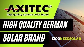 Axitec Solar  The German Solar Panel Surprisingly Affordable [upl. by Montanez757]