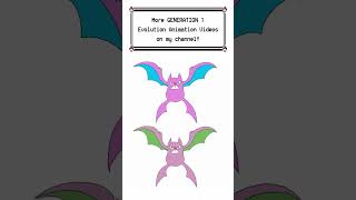 Zubat  Pokemon Evolution Animation [upl. by Minetta459]