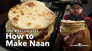 How to Make Naan  Butter Naan Bread [upl. by Iniffit]