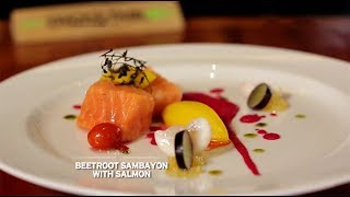 Beetroot Sambayon with Salmon  Chefs Table [upl. by Duff]