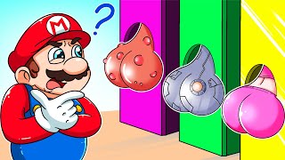 Marios Choice Part 2  Who Will Be Peach  Love Story  The Super Mario Bros Animation [upl. by Suoivatram]