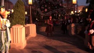 DCA Buena Vista Street Christmas Tree Lighting Ceremony Full Show [upl. by Ashlin]