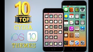 TOP 10 Brand New iOS 10 Cydia Themes for iPhone – Part 4 [upl. by Erodavlas]