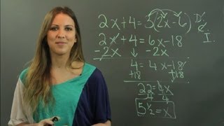 How to Solve MultiStep Linear Equations  Linear Algebra Education [upl. by Ariamo924]