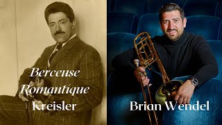 Brian Wendel  Berceuse Romantique  Kreisler  LIVE [upl. by Alvina366]