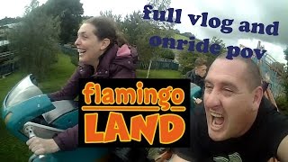 Full Flamingoland VLOG  onride September 25th 2016 [upl. by Gilli]