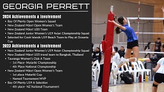 Georgia Perrett Spring 2025 US College Volleyball Prospect [upl. by Cottrell]