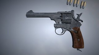 How to work Webley Fosbery Automatic Revolver  KnowladgeGun [upl. by Kenon717]