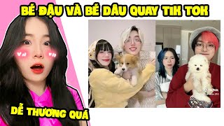 SAMMY REACTION TIKTOK BÉ ĐẬU VÀ BÉ DÂU TRONG GIA ĐÌNH PHONG SAM VÀ SIMMY KARON [upl. by Enyehc]