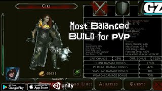 Vampires Fall Origins  Most Balanced BUILD for PVP against Dual and Shield Build [upl. by Yniattirb]