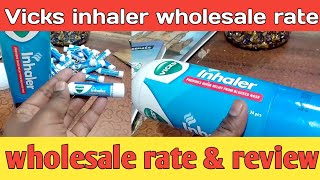 Vicks inhaler wholesale rate [upl. by Iuqcaj170]