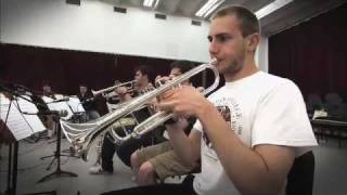 UNL Jazz Ensemble performs quotDear Old Nebraska Uquot [upl. by Onitselec]