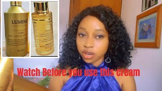 Lumine Gold body lotiondoes it lighten 😳creamreview bodylotion lumine [upl. by Cayla]